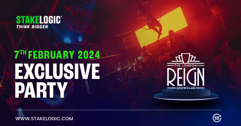 Stakelogic-2024-ICE-London- Showclub Reign Party Exclusive